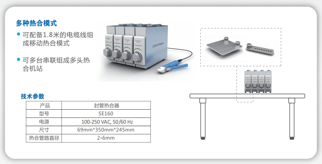 SE160韓國(guó)森通封管熱合器